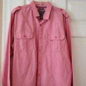 MENS XXL RED AND WHITE CHECK SHIRT